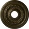 Ekena Millwork Galway Ceiling Medallion (Fits Canopies up to 3 1/4"), 15 3/4"OD x 3 1/4"ID x 1"P, Green Gold CM15GAGGS - alternate 1